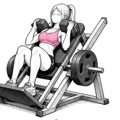 ハックスクワットのステップ1: 肩パッドに体を預ける