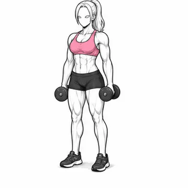 サイドレイズのステップ3: コントロールして下ろす