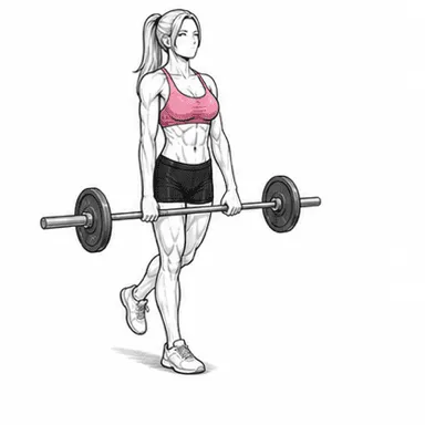 シングルレッグRDLのステップ1: 片脚で立って構える