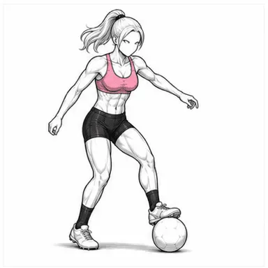 サッカーのステップ1: 姿勢を整える
