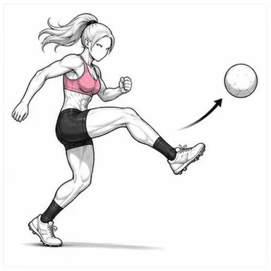 サッカーのステップ3: 丁寧に戻る