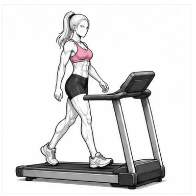 トレッドミルのステップ1: 姿勢を整える